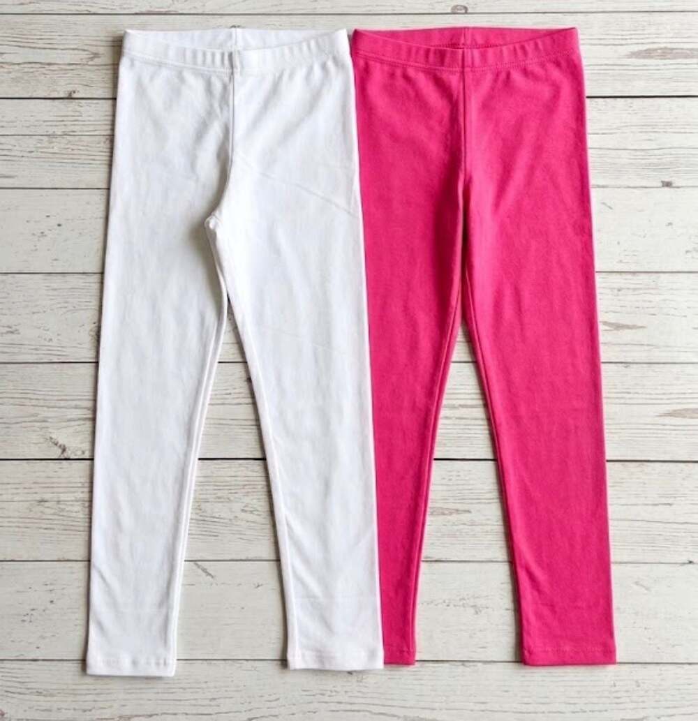 Amazon Essentials Girls Leggings large (9 Years) Set of 2